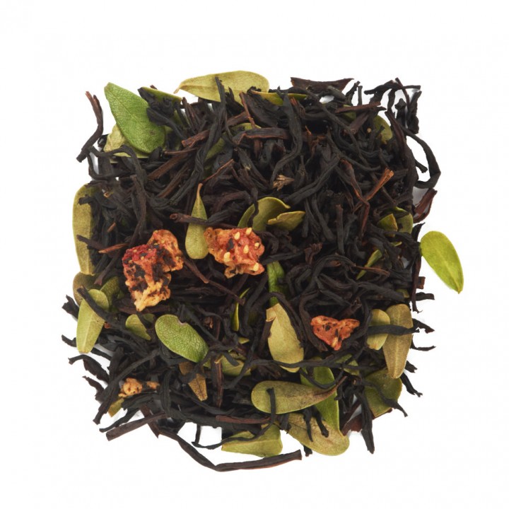 Чай Клубника – Сливки 100 гр. черный ароматизированный 